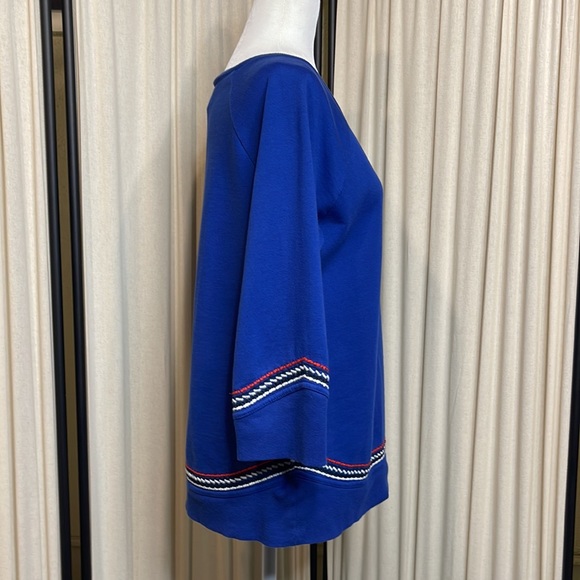 ❗️MOVING SALE❗️LUCKY BRAND- LUCKY LOTUS CALIFORNIA SOFTEST KNITWEAR PULLOVER M - Picture 6 of 9